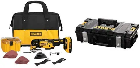 DEWALT DCS355D1 20V XR Lithium-Ion Oscillating Multi-Tool Kit with DWST08201 Tough System Case, Small