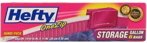Hefty One Zip Storage Bags