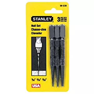Stanley 58-230 3 - Piece Steel Nail Set