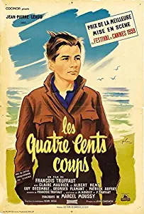 400 Blows POSTER Movie (27 x 40 Inches - 69cm x 102cm) (1959) (French Style B)