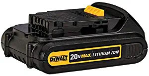 De-Walt 20V 20 Volt MAX Lithium-Ion Battery Pack, Black (DCB201 1.5Ah Lithium-Ion Battery Pack)