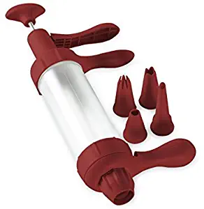 Nordic Ware Basic Cupcake Frosting Decorator Set, 6-Inch, Multicolor