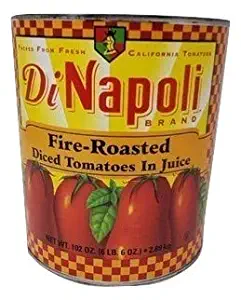 DiNapoli Fire Roasted Diced Tomatoes in Juice 102 oz Can