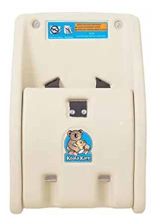 Bobrick KB102-00 Koala Kare High Density Polyethylene Wall Mounted Child Protection Seat, Cream Finish, 12-1/4" Width x 18-3/4" Height