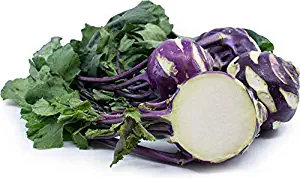 Purple Vienna Kohlrabi Seeds, 300+ Premium Heirloom Seeds, ON SALE!, (Isla's Garden Seeds), Non Gmo Organic, Survival Seeds, 90% Germination, Highest Quality