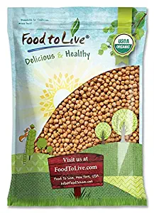 Organic Garbanzo Beans / Dried Chickpeas by by Food to Live (Non-GMO, Kosher, Raw, Sproutable, Bulk) — 10 Pounds