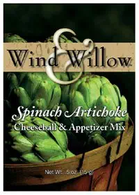 Wind & Willow Spinach Artichoke Cheeseball & Appetizer Mix