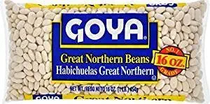 Goya Great Northern Beans Habichuelas 16 Oz. Pack Of 3.