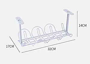 Under Desk Cable Management Tray Cable Organizer for Wire Management. plastical Wire Cable Tray for Office and Home