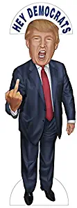aahs!! Engraving Donald Trump Stand Up | Cardboard Cutout | 6 feet Life Size Standee Picture Poster Photo Print of President (Hey Democrats)