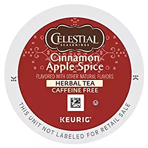 Celestial Seasonings Cinnamon Apple Spice Herbal Tea K-Cup Pod (48 Count)