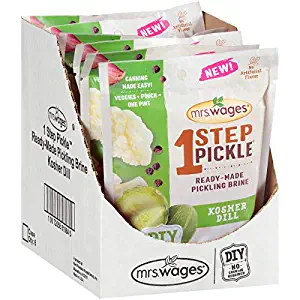 Mrs. Wages 1 Step Pickle Kosher Dill Ready-Made Pickling Mix (VALUE PACK of 6)