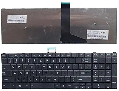 New Laptop US Black Keyboard For Toshiba Satellite C55-A5100 C55-A5102 C55-A5104 C55-A5105 C55-A5126 C55-A5137 C55-A5140 C55-A5166 C55-A5172 C55-A5180 C55-A5182 C55-A5190 C55-A5195 C55-A5204 Series