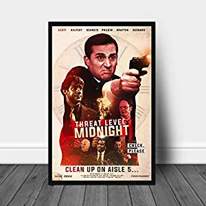 MugKD LLC Threat Level Midnight Movie Poster Funny Gift Ideas Men Woman [No Framed] Poster Home Art Wall Posters (24x36)