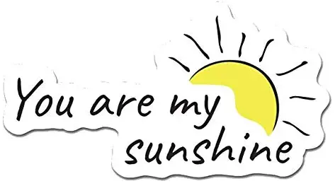 MightySkins You are My Sunshine Laptop Sticker Vinyl 3