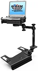 RAM MOUNTS (RAM-VB-193-SW1 No-Drill Laptop Mount for The Chevrolet Silverado 1500/2500/3500, Suburban, Tahoe, Gmc Sierra 1500/2500/3500