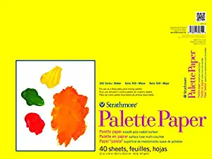 Strathmore 300 Series Paper STR-365-12 40 Sheet Disposable Palette, 12 by 16