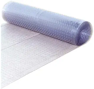 Casamode Multi-Grip Clear Ribbed Runner Rug Plastic Carpet Protector Mat 26" X 12'0"
