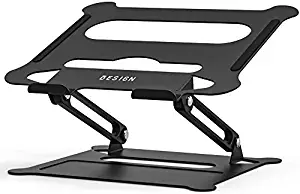 Besign LS05 Aluminum Laptop Holder, Ergonomic Adjustable Notebook Stand, Riser Holder Computer Stand Compatible with MacBook Air Pro, Dell, HP, Lenovo More 10-15.6" Laptops