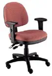 Office Master BC44 Multi-Function Task Chair with Arms N20 Black
