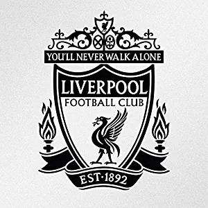 Wall Decal-Liverpool FC Logo Vinyl Decal Sticker - Made in The USA (Custom Color)