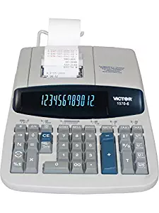 Victor 15706 1570-6 Two-Color Ribbon Printing Calculator, Black/Red Print, 5.2 Lines/Sec