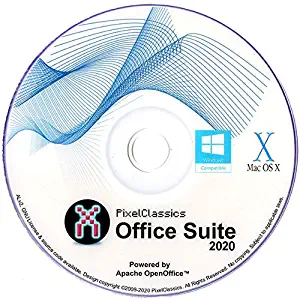 Office Suite 2020 Microsoft Word 2019 2016 2013 2010 2007 365 Compatible Software CD Powered by Apache OpenOfficeTM for PC Windows 10 8.1 8 7 Vista XP 32 64 Bit & Mac OS X - No Yearly Subscription!