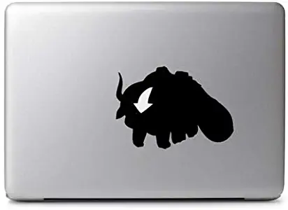 Appa Flying Bison Shadow Avatar for MacBook Air Pro Laptop Tablet Decal Sticker