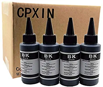 Black/Cyan/Magenta/Yellow Universal Refill Ink Kits Suit for Eposn for Canon for HP for Brother All Inkjet Printer (100ML 4BK)