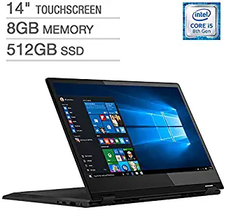 Lenovo Flex 14" FHD IPS 2-in-1 Touchscreen Laptop, Intel Core i5-8265U up to 3.9GHz, 8GB DDR4, 512GB NVMe SSD, Backlit Keyboard, Webcam, Bluetooth, HDMI, USB 3.1-C, Fingerprint Reader, Windows 10