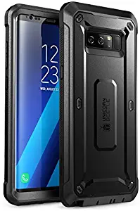 SUPCASE Unicorn Beetle Shield Series Case Designed for Galaxy Note 8, with Built-in Screen Protector Full-Body Rugged Holster Case for Galaxy Note 8 (2017 Release) (Black)