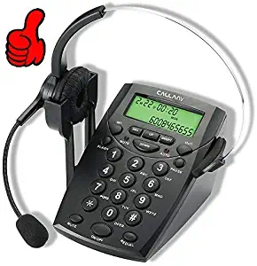 CALLANY Call Center Telephone with Noise Cancellation Headset (HT500)