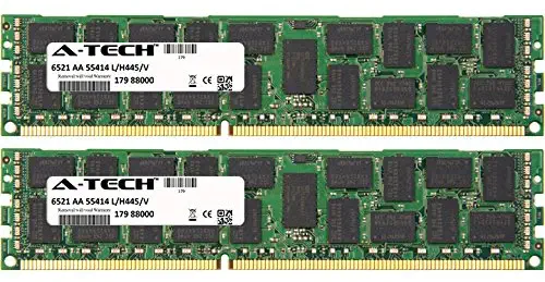 A-Tech 16GB KIT (2 x 8GB) for HP-Compaq Workstation Series Z620 (ECC Registered) Z820 (ECC Registered). DIMM DDR3 ECC Registered PC3-12800R 1600MHz Dual Rank Server Ram Memory. Genuine Brand.