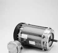 Marathon G857 56C Frame Explosion Proof Division 1: Class I and ll, Group C, D, F and G Hazardous Duty Motor, 3/4 hp, 1800 rpm, 115/208-230 VAC, 1 Phase, 1 Speed, Ball Bearing, C-Face, Capacitor Start