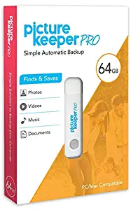 Picture Keeper PRO 64GB Smart USB Professional Storage Flash Drive for Photos, Videos, Music and Docs. More Than Just a Photo Backup Stick. for PC/MAC/Laptops/Computers
