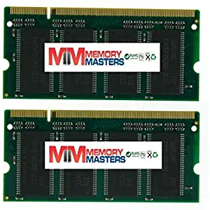 MemoryMasters Compatible 1Gb Kit (512MB x 2) DDR1 PC3200 64X8 Laptop Memory Module (200-pin SODIMM, 400MHz) Genuine Brand