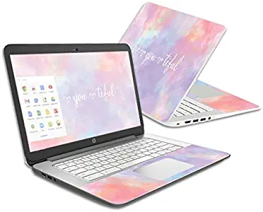 MightySkins Skin Compatible With HP Chromebook 14 (2014) - Beyoutiful | Protective, Durable, and Unique Vinyl Decal wrap cover | Easy To Apply, Remove, and Change Styles | Made in the USA