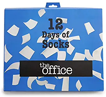The Office 12 Days Of Socks Advent Calendar Set (Mens 6-12)