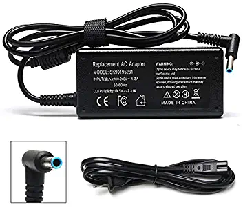 45W 19.5V 2.31A Ac Adapter Laptop Charger for HP Pavilion x360 Charger 15-f272wm 15-f387wm 15-f233wm 15-f222wm 15-f211wm 15-f337wm 17-g121wm 17-g119dx Laptop Notebook Power Supply Cord Plug