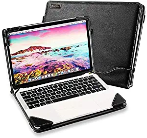 Case for Lenovo IdeaPad S540/S340 15.6 Laptop PU Leather Cover Bag Notebook PC Sleeve Stand Protective Skin