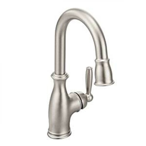Best Brantford One-Handle High Arc Pullout Kitchen Faucet